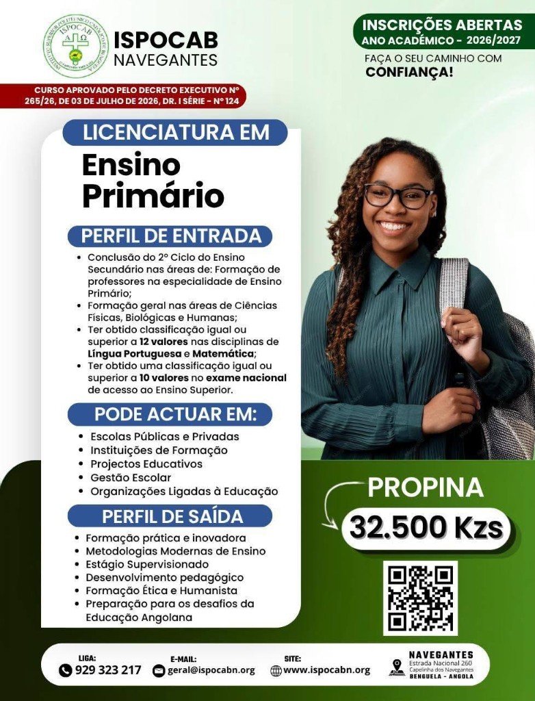 Licenciatura em Ensino Primário